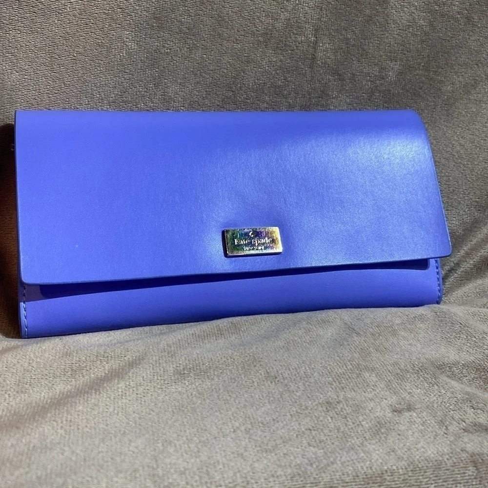 ♠️ Kate Spade Saffiano Leather Morgan Flap Continental Envelope Clutch W…